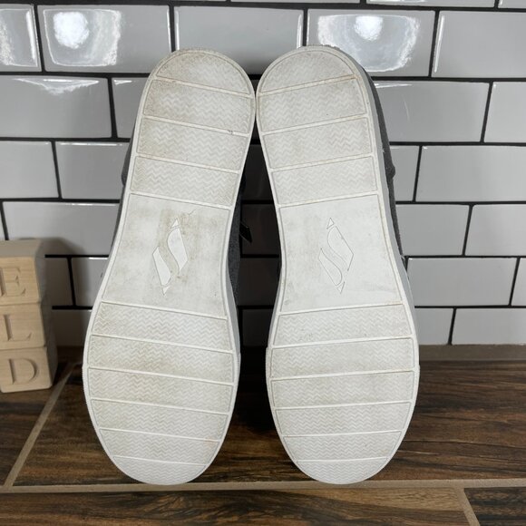 Skechers Lift Off Womens Size 9.5 Shoes Shimmer Pewter Hidden Wedge Ankle Boots - Picture 7 of 13